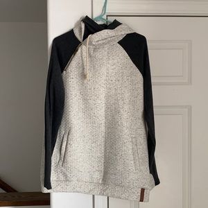 Double hooded sweatshirt